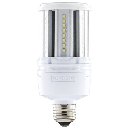 SATCO 18W LED HID Replacement - 80 CRI - 27K - E26 Base - Economy Hi-Pro S49670
